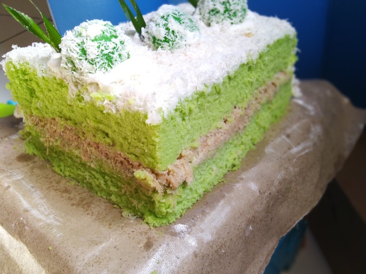 Langkah Mudah untuk Menyiapkan Klepon cake Enak Dan Mudah