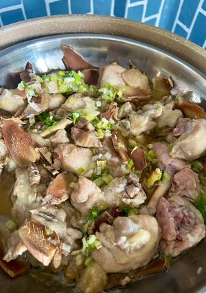 Foto resep Ayam kukus jahe