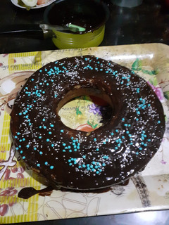 صورة لوصفة كيكة سهلة واقتصادية 🍩🍩