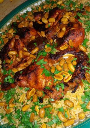 صورة لوصفة كبسة الدجاج