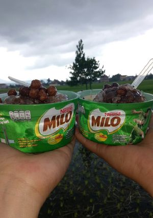 Foto resep Es Kepal Milo Kekinian🍧