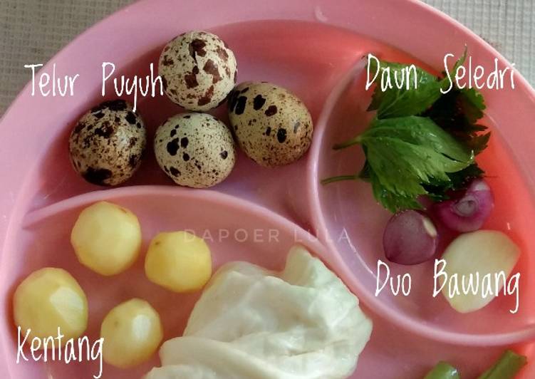 Resep masakan 2# MPASI 8m+ Bubur Tim Kentang Telur Puyuh | Cara Buat 2# MPASI 8m+ Bubur Tim Kentang Telur Puyuh Yang Enak dan Simpel