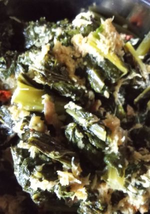 Foto resep Urap sawi ala rumahan