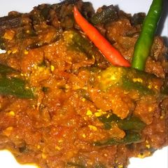 A picture of Curd Masala Bhindi.