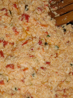 A picture of Scrambled eggs with a twist.