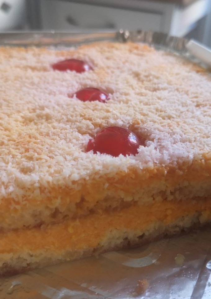 Una foto de Tarta húmeda de zanahoria y sobao pasiego
