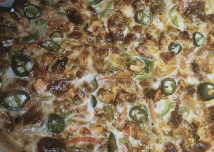 Italian Jalapeno Popper Pizza