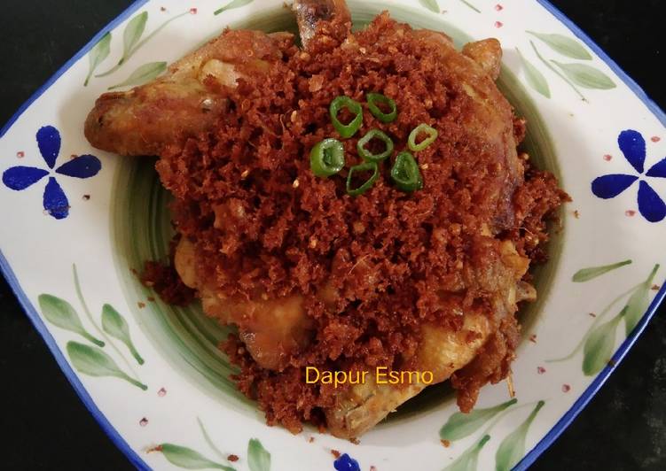 Resep @GURIH Ayam Goreng Serundeng masakan rumahan simple