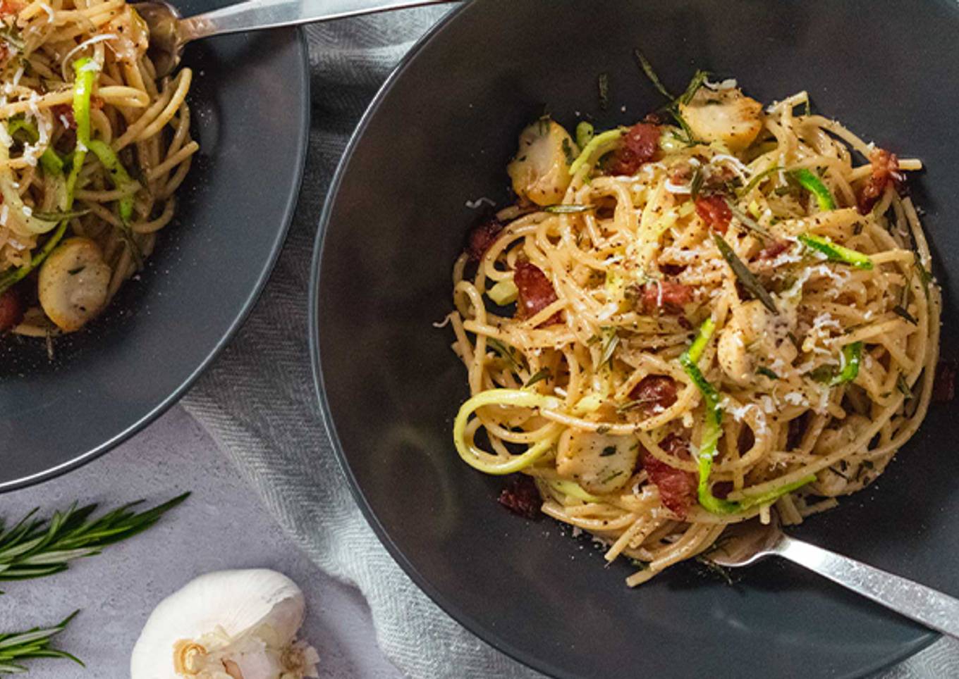 Healthy Spaghetti Carbonara