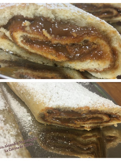 Una foto de Pionono con dulce de leche (brazo gitano)