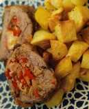 Colita de cuadril rellena con papas