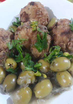 صورة لوصفة كريات الشوفلور بالزيتون