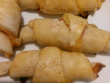 Rollitos de jamón y queso