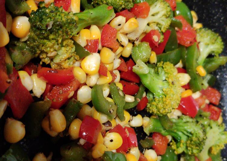 Step-by-Step Guide to Make Speedy Sauté vegetables #cook123