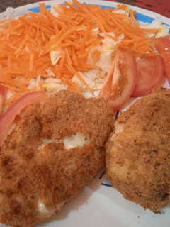 Una foto de Papas rellenas revolcadas en machaca, fritas en horno freidora