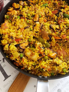 Φωτογραφία της συνταγής Παέγια (Paella) με θαλασσινά