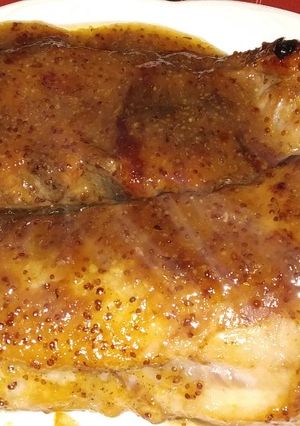 Foto principal de Costillas al horno con salsa de miel y mostaza