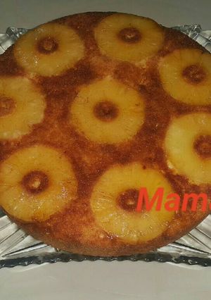 صورة لوصفة كيكة الاناناس
