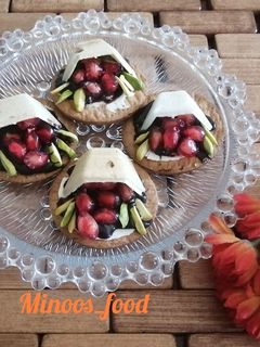 عکسی از دستور بیسکو تارت شکلاتی