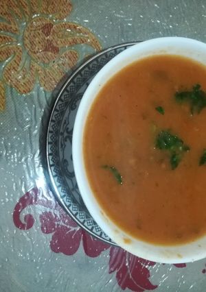 صورة لوصفة حريرة مغربية بالخضر