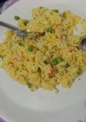 A picture of Vegetable rice.