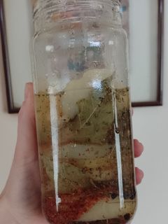 Una foto de Peras al escabeche