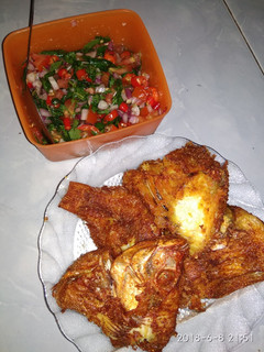 Foto resep Goreng Nila sambal matah