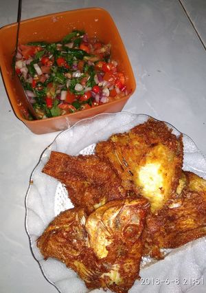 Foto resep Goreng Nila sambal matah