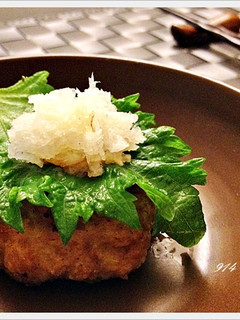【深夜食堂】蘿蔔泥漢堡肉.Hamburger Steak with Shredded Daikon 的食譜成品照片