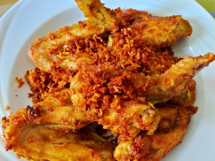 Resep Ayam goreng serundeng dari kelapa kering, Sempurna