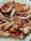 Buseca con mostacholes!