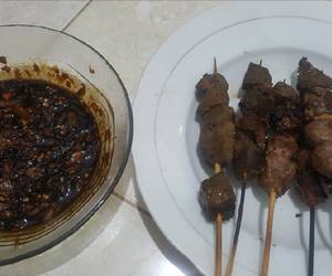 Resep mudah Sate kambing Gurih Mantul