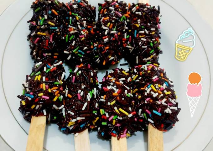 Ini dia! Resep memasak Es Krim Pisang Coklat  enak