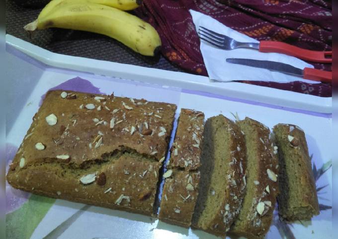 Wheat flour banana cake