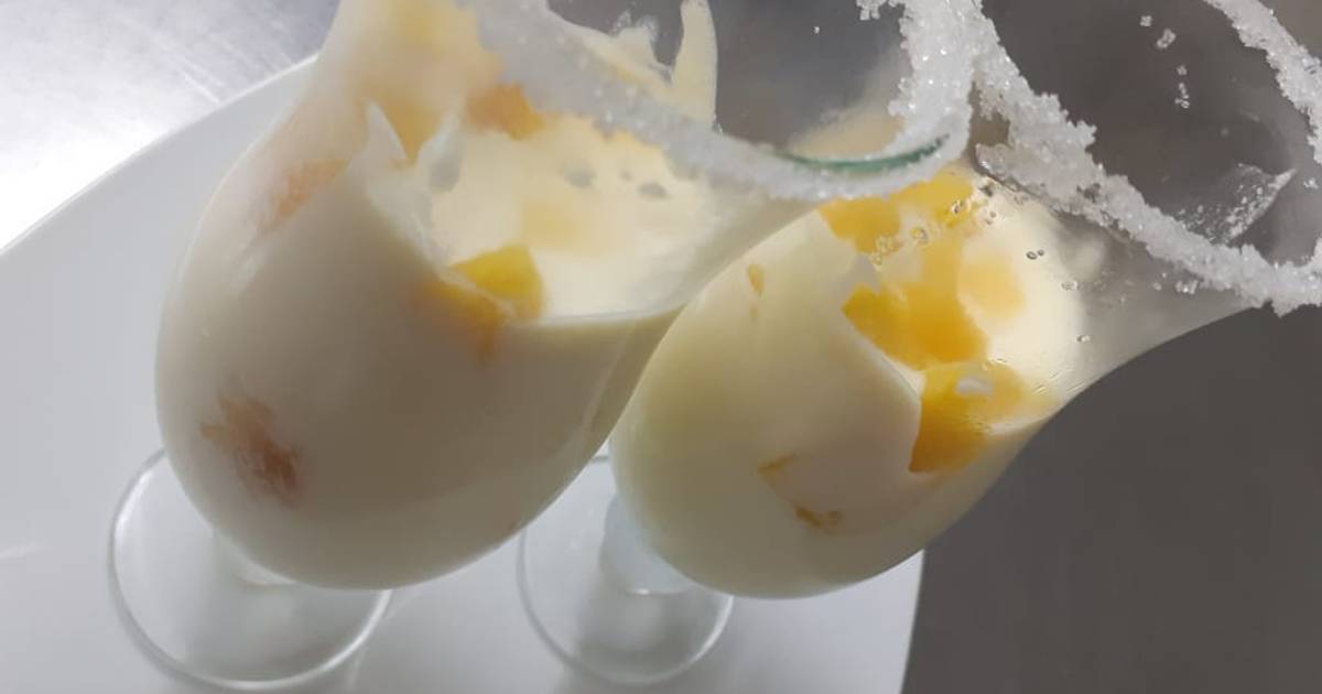 Daiquiri de durazno 9 recetas caseras Cookpad
