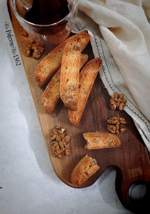 عکسی از دستور بیسکوتی گردو (بیسکاتی)