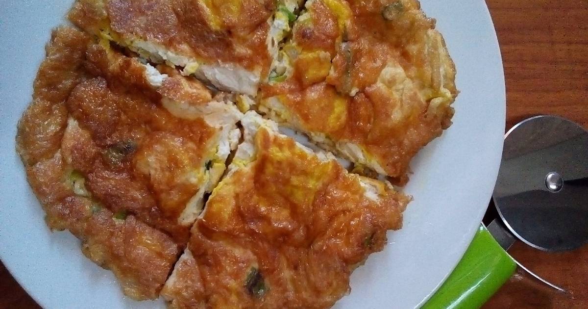 Resep Telur Dadar Mix Tahu Dadu Oleh Ge Adhian Cookpad