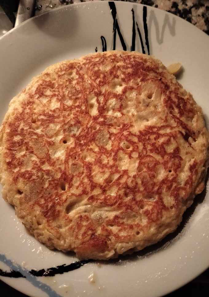 Una foto de Tortilla de patata con un toque de emmental