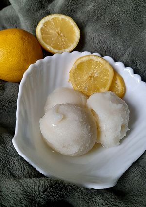 Une photo de Sorbet citron