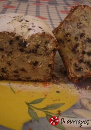 Φωτογραφία της συνταγής Cake μπανάνα - σοκολάτα