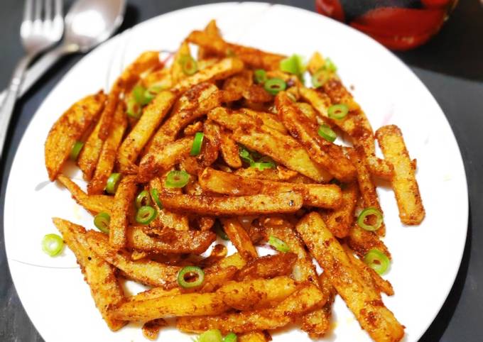 Spicy finger chips