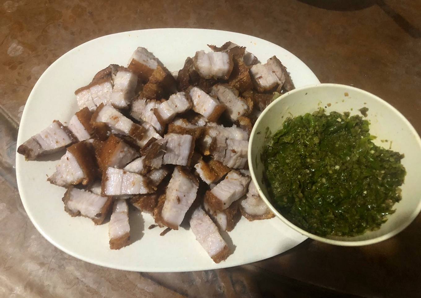 Babi Goreng Lapo dan Sambal Andaliman