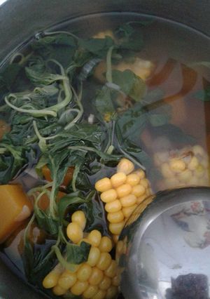 Foto resep Sayur bening seger.