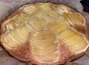 Une photo de Tarte aux pommes à la frangipane