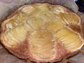 Tarte aux pommes à la frangipane