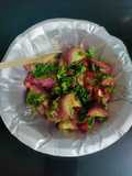 Roasted Shakarkandi (Sweet Potato) Chat