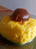 Flan casero en taza y microondas