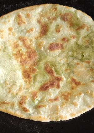 A picture of Green peas paratha.