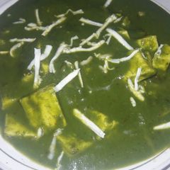 Palak paneer A picture of Palak paneer.