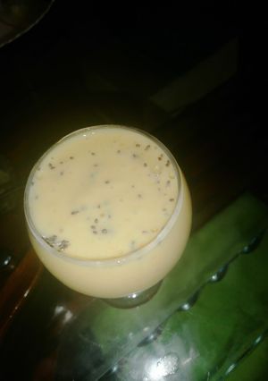 A picture of Oats smothie.